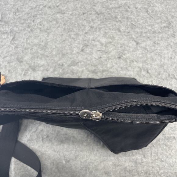 JACK GOMME Black Crossbody Messenger Sling Bag Damaged See Pictures - Picture 14 of 14